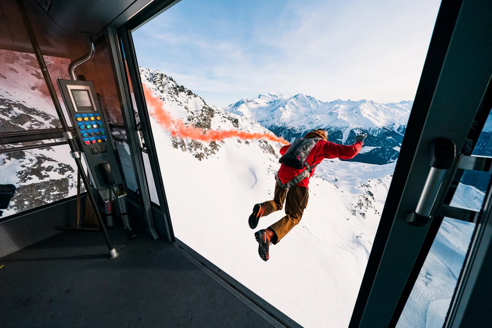 Verbier pendant le Verbier Air Show 2026
